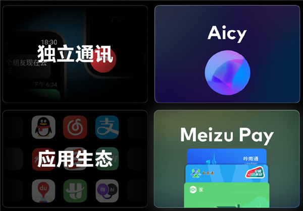 PG电子Flyme for Watch正式亮相：方形界面设计 首款智能手表5月登(图3)